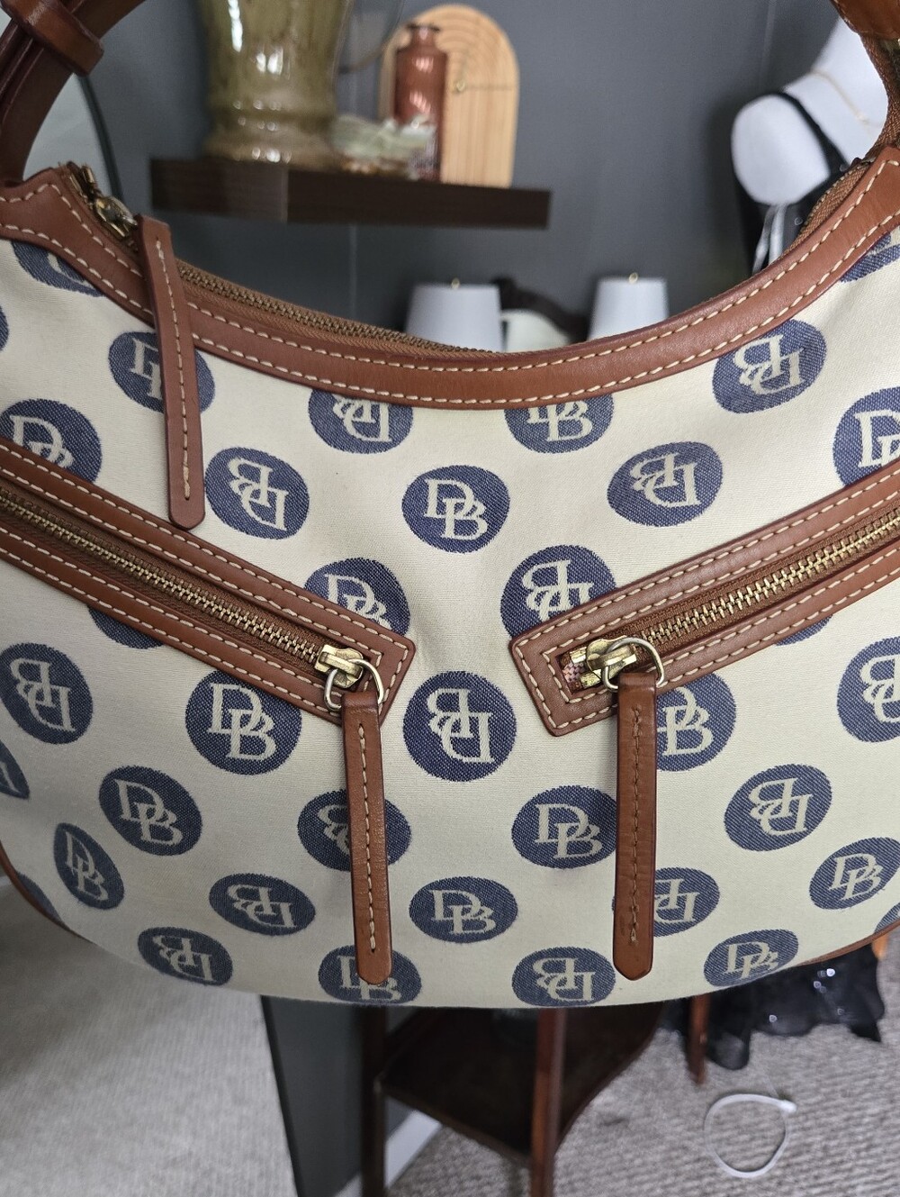Dooney & Bourke Medallions Circle Hobo Shoulder Bag - Picture 5 of 11